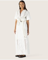 MOS The Label - Alicia Tie Front Shirt