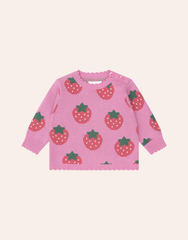 Huxbaby - Strawberry Fields Forever Pullover - Babies-Kids