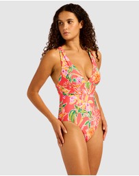 Seafolly - Hothouse Flowers V Neck One Piece Swimsuit