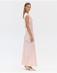 Third Form - Sevin Lace Trim V Neck Dress