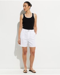 Calli - Harriet Cotton Linen Blend Shorts