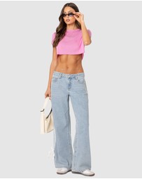 EDIKTED - Seville Cropped T Shirt