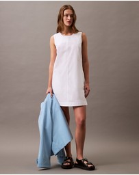 Calvin Klein Jeans - Cotton Poplin Sleeveless Mini Dress