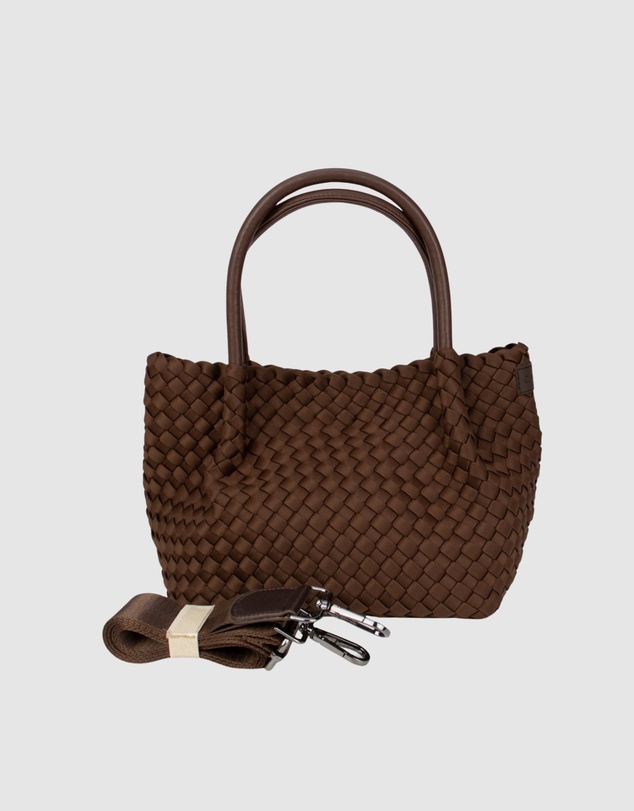 Chuchka - Woven Neoprene Mini Winona Tote Choc