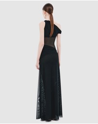 MISHA - Sisal Mesh Maxi Dress