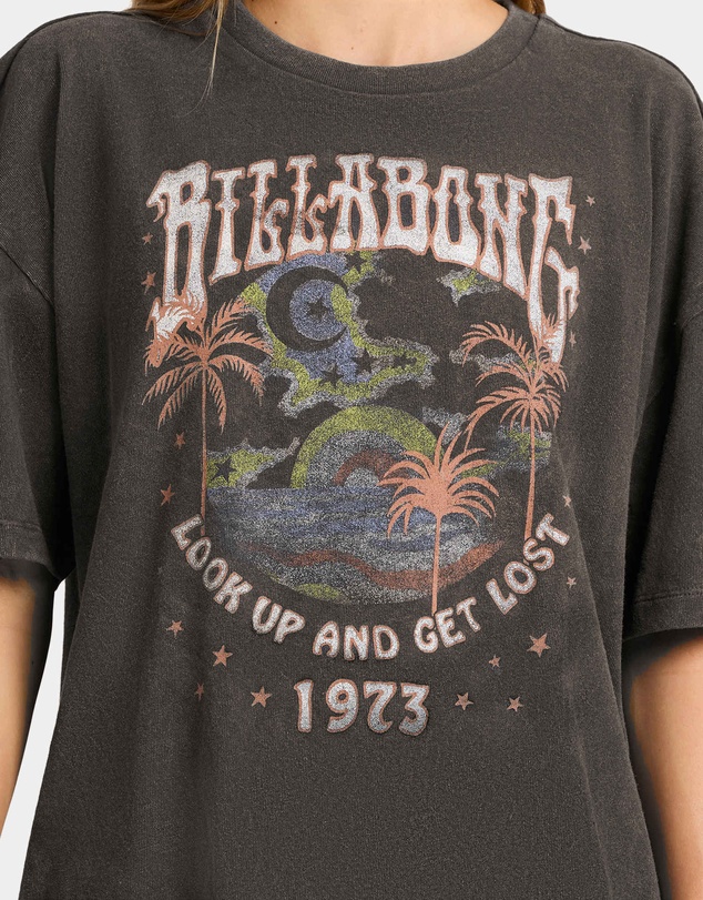 Billabong Kids - Girls 6 to 16 Celestial Being Oversized T-Shirt