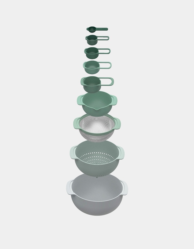 Joseph Joseph - Nest™ 9 Plus Food Preparation Set - Editions (Sage)