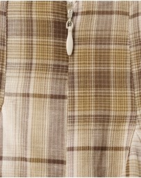 M.N.G - Pleated Check Skirt