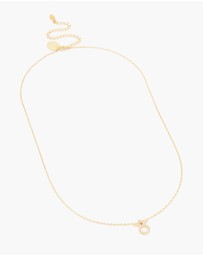 Lovisa - Waterproof Gold Plated Stainless Steel Cubic Zirconia Taurus Zodiac Sign Necklace