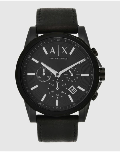 Armani Exchange - Black Chronograph Watch AX2098