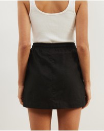 Atmos&Here - Jane Linen Blend Pocket Mini Skirt