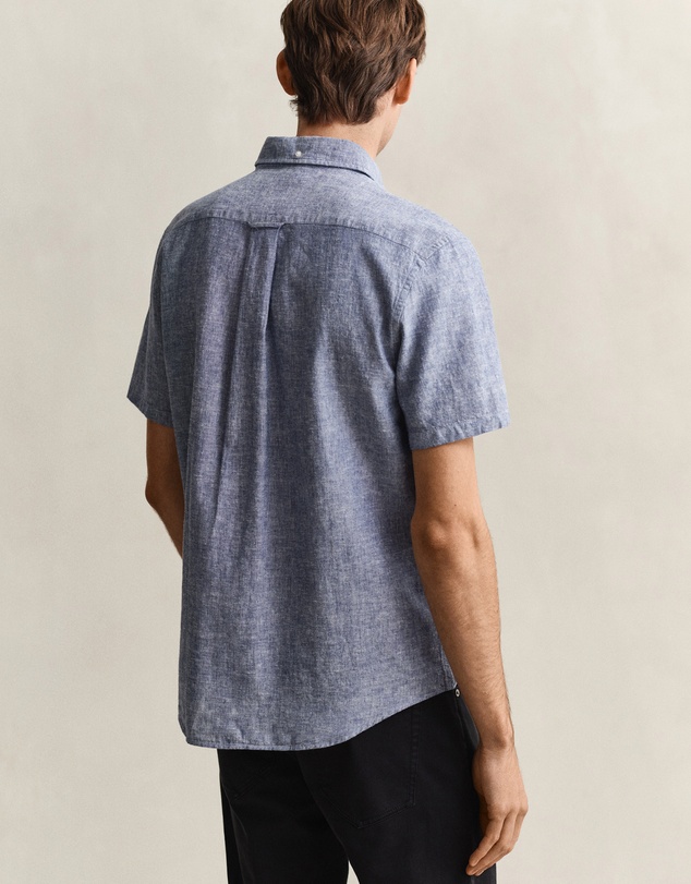 Gant - Cotton Linen Short Sleeve Shirt