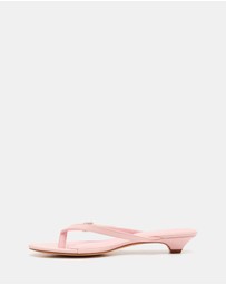 Therapy - Noir Thong Heels