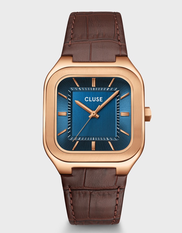 Cluse - Quadrus Leather, Brown