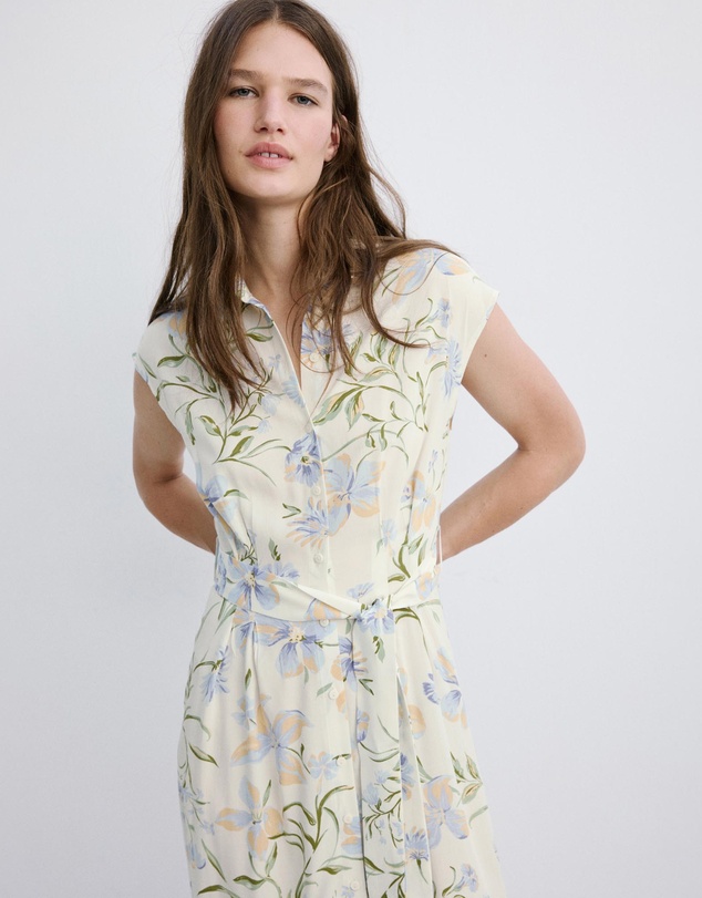 M.N.G - Flowy Flower Printed Dress