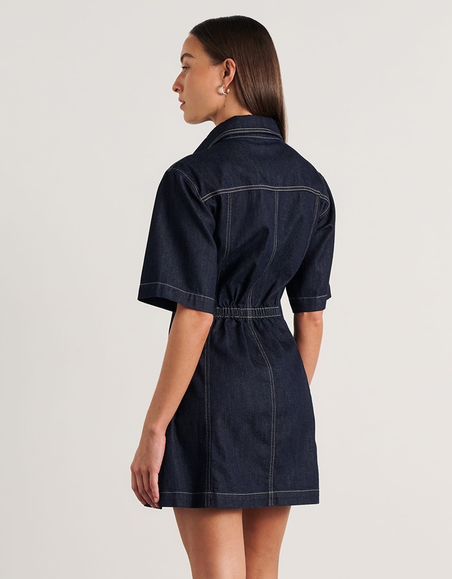 Jag - Loe Short Sleeve Denim Dress
