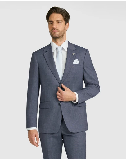 Tarocash - Delton Slim Check Suit Jacket