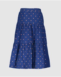 B.Nosy - Polka Dot Maxi Skirt - Kids-Teens