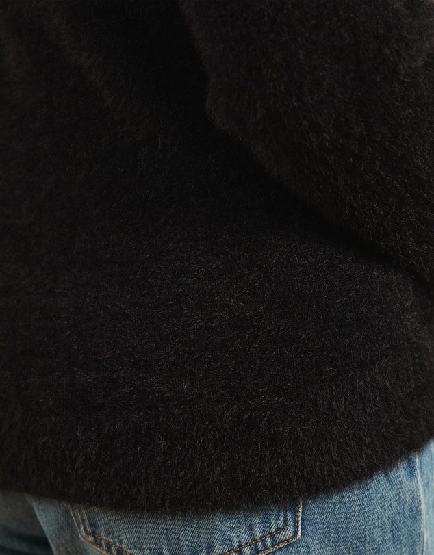 Atmos&Here Curvy - Cia Half Zipper Fluffy Turtleneck Sweater
