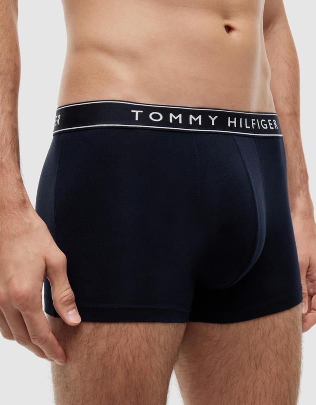 Tommy Hilfiger - 3-Pack Essential Logo Waistband Trunks