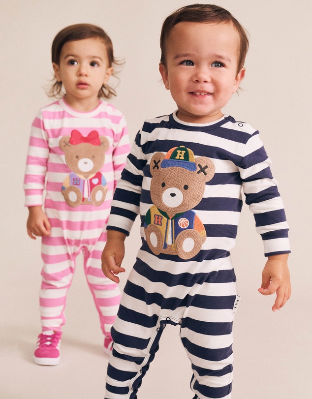 Huxbaby - Varsity Hux Romper - Babies