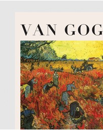 Inka Arthouse - The Red Vineyard by Van Gogh Art Print