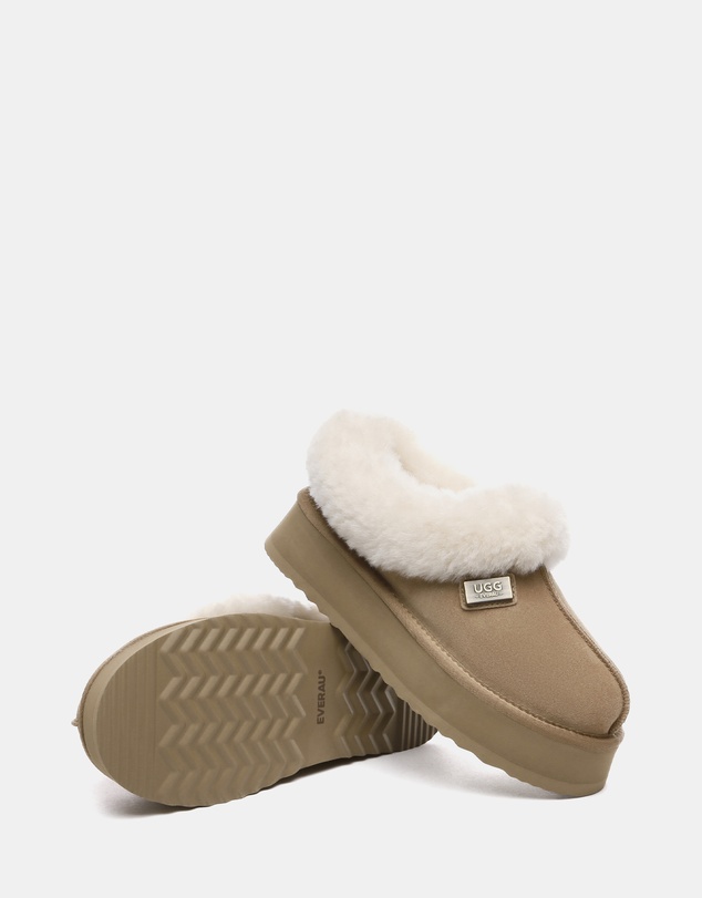 EVERAU - EverAU Ugg Gabri Cow Suede Upper House Shoes