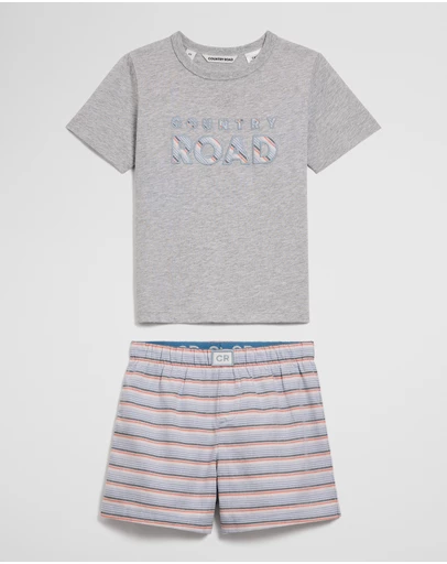 Country Road - Short Sleeve Logo Pyjama Set
