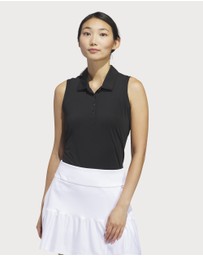 adidas Performance - Ultimate365 Solid Sleeveless Polo Shirt Womens