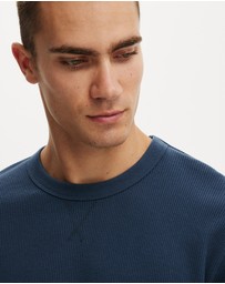 Cotton On - Cropped Fit Textured Long Sleeve