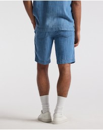 Calibre - Fluid Denim Shorts Blue