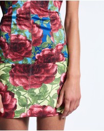 Muma World - Mixed Floral Celine Mini Dress