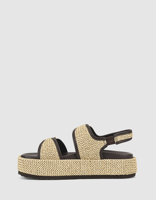 Siren - Apricot Flatform Sandals