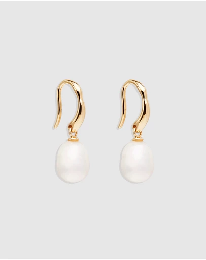 By Charlotte - Harmony Pearl Hook Earrings