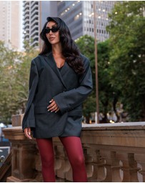INSTOCK - Black Cherry — 50 Denier Matte Tights