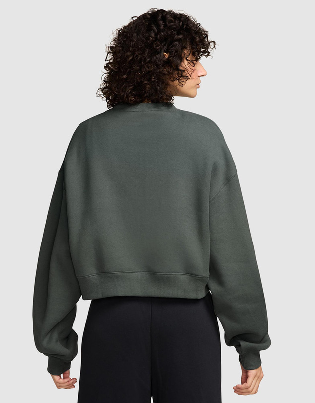 Nike - Studio Fleece Medium Weight Oversized Cropped Crew