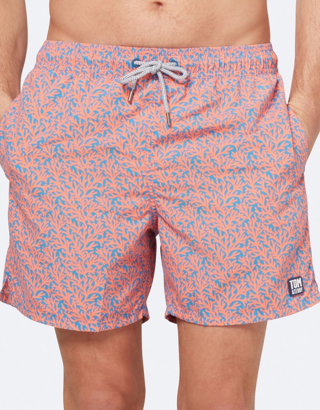 Tom & Teddy - Coral Swim Shorts