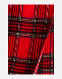 Ozwear Connection Uggs - Ugg 100% Wool Scarf Check Red and Navy
