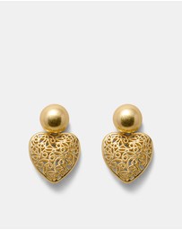 MIMCO - Fond Heart Drop Earrings