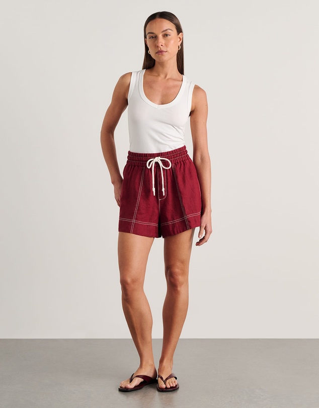 Jag - Gigi Linen Pull On Short