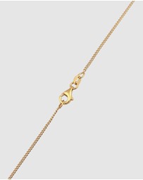 Elli Jewelry - Necklace Crystal 925 Sterling Silver Gold-Plated
