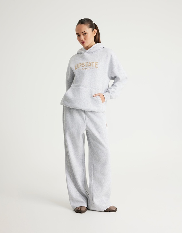 Upstate - Off-Duty Hoodie - Grey Marle