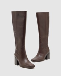 Oxford - Jeanie Leather Knee Boot