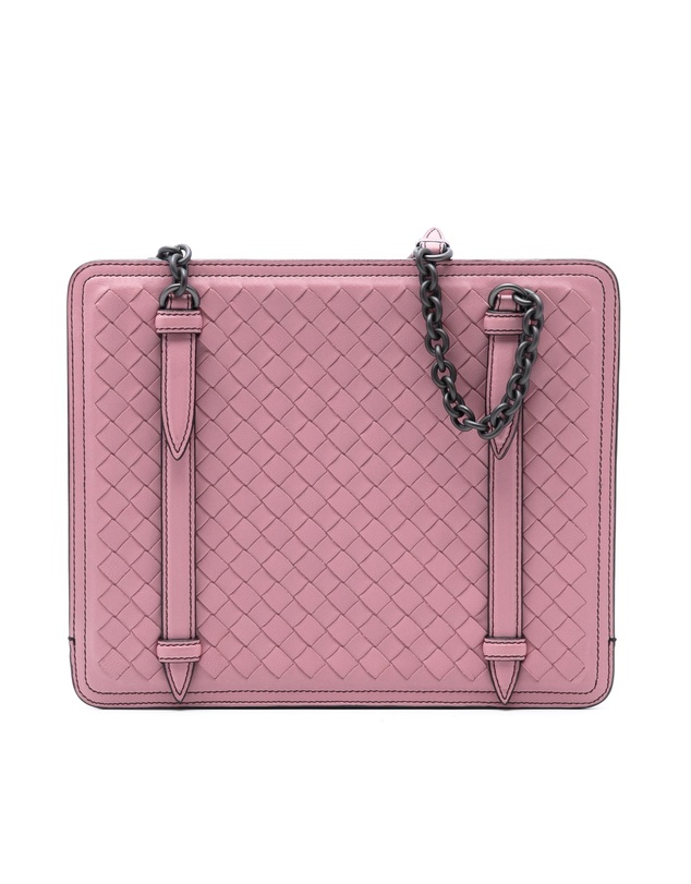 Pre-Loved by Azura Reborn - Pre-Loved Nappa Intrecciato Chain Shoulder Bag