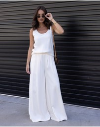 ALEXANDRA - Pizzi Pants Cream