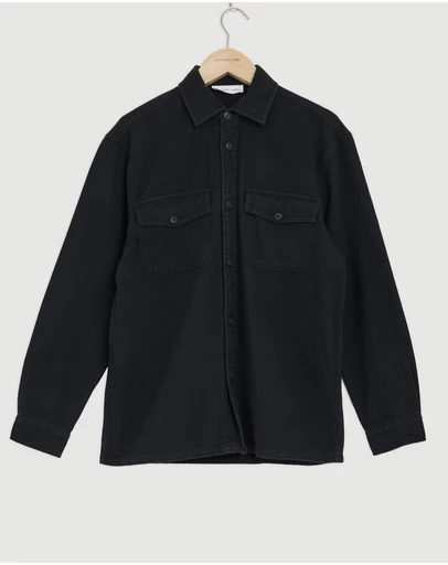 Revibe - Repaired Assembly Label Denim Shirt