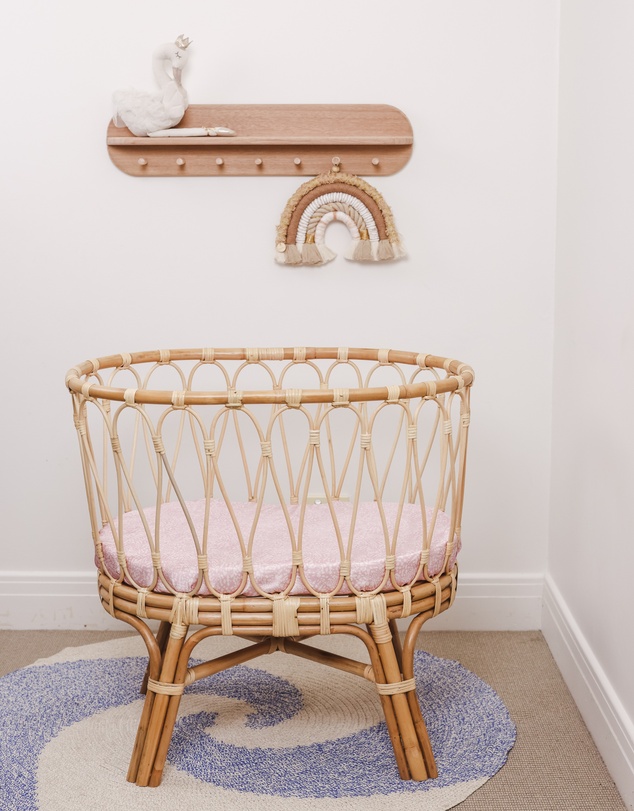 SILK MAGNOLIA - Pure Silk Fitted Bassinet and Cot Sheets