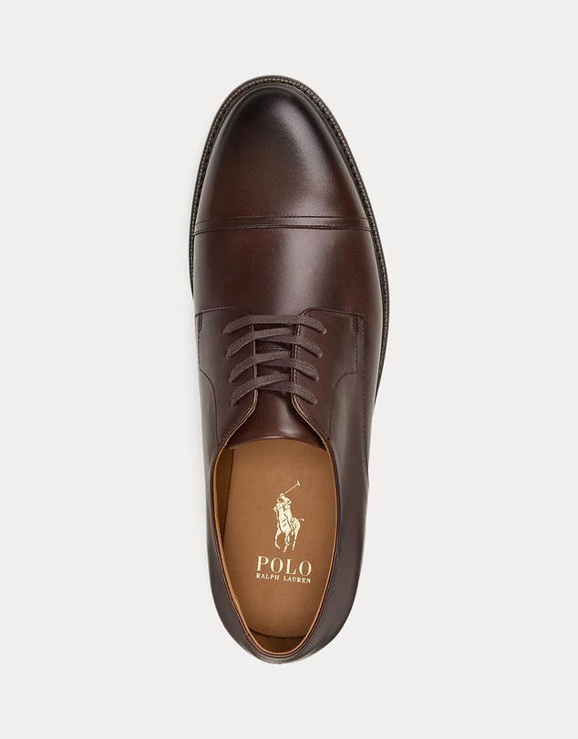 Polo Ralph Lauren - Asher Burnished Leather Derby Shoes - Men's