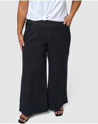 Indigo Tonic - Luxe Wide Leg Comfort Waist Jean