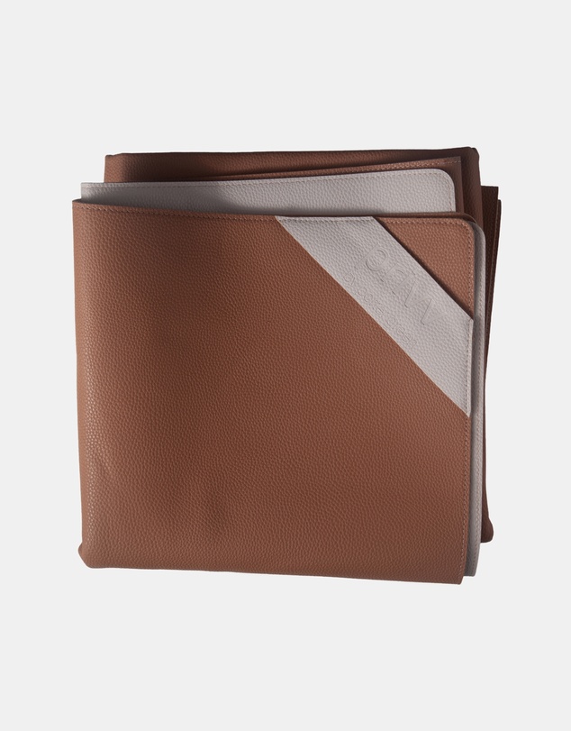 porter green - privv | vegan leather waterproof picnic rug